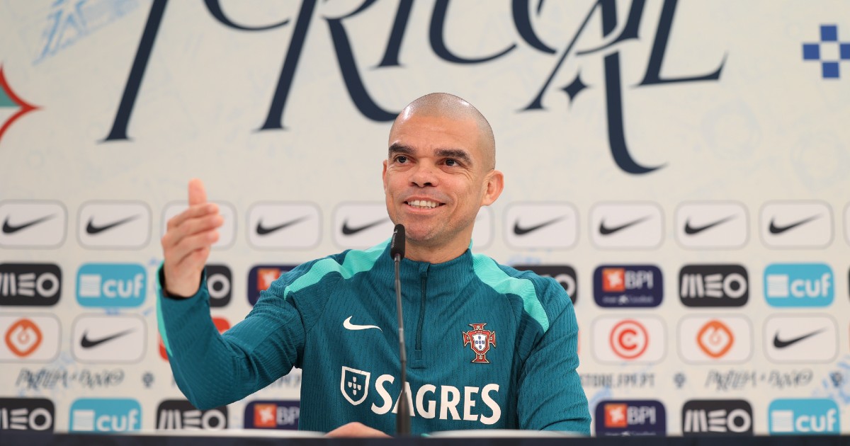 Pepe quer mudar o chip e focar no jogo com Eslovnia