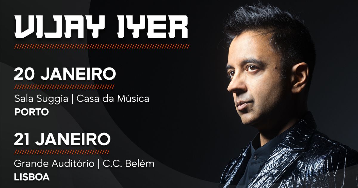 Vijay Iyer em Portugal para dar dois grandes concerto Vijay Iyer em Portugal para dar dois grandes concerto