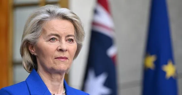 Von der Leyen quer IA controlada pelo homem
