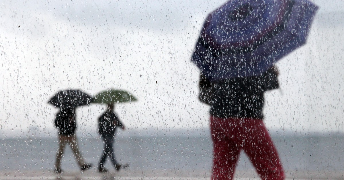 Depressão Óscar aproxima-se do continente e traz chuva forte e trovoada 